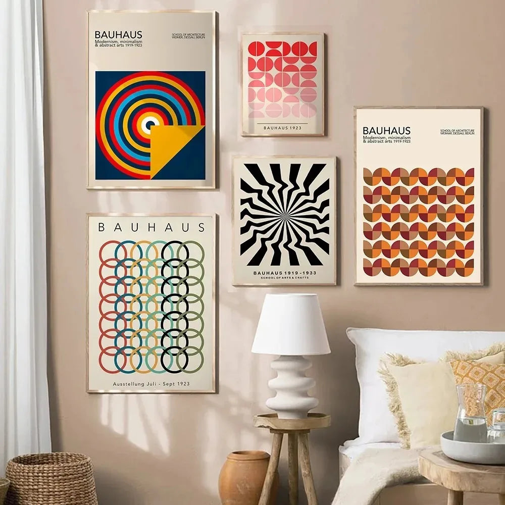 Abstract Bauhaus Posters